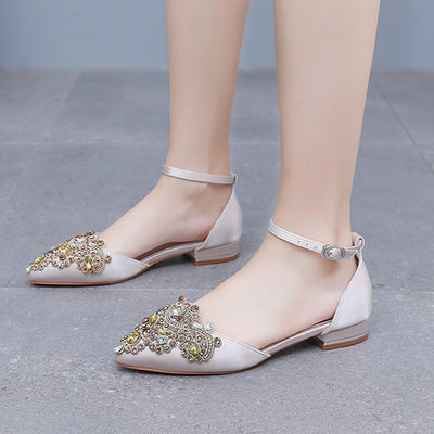 Flat Heel Casual Pointed Sandals