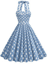 Hepburn Polka-dot Retro Dress