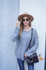 Long-sleeved Round Neck Sweater