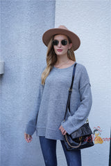 Long-sleeved Round Neck Sweater