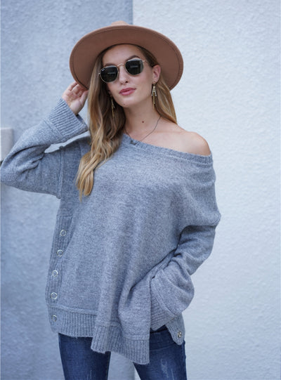 Long-sleeved Round Neck Sweater