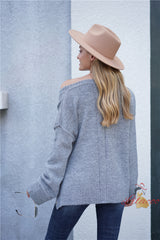 Long-sleeved Round Neck Sweater