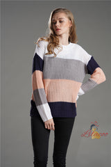 Striped Loose Pullover Sweater