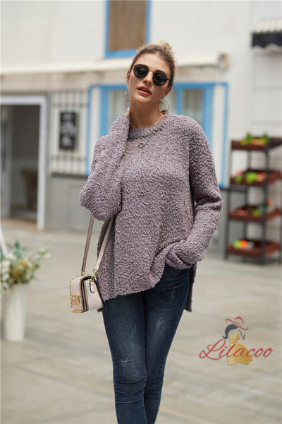 Women's Round Neck Loose Sweater