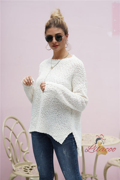 Women's Round Neck Loose Sweater