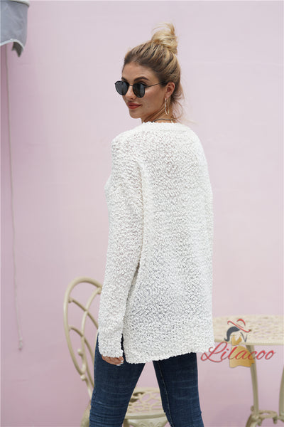 Women's Round Neck Loose Sweater