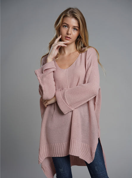 Solid Color Knitted Cardigan Sweater