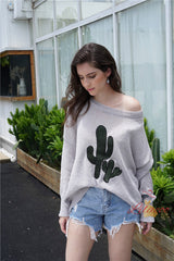 Round Neck Loose Plus Size Sweater