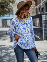 Chiffon Top Printed T-shirt