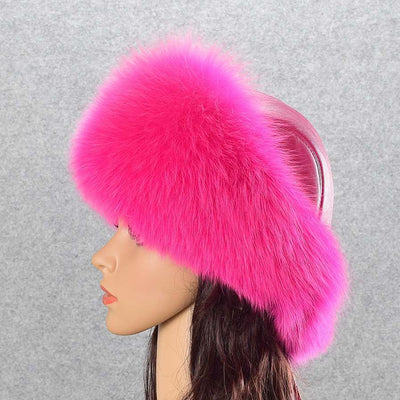 Fox Fur Hat Ladies Thicken Keep Warm