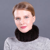 Rex Fur Scarf New Elastic Braided Fur Collar