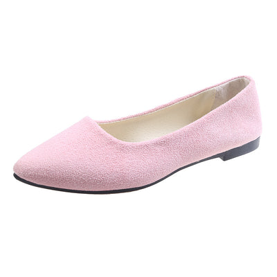 Woman's Suede Lage Size Shoes