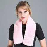 Women's Rex Fur Scarf Double-sided Thickening