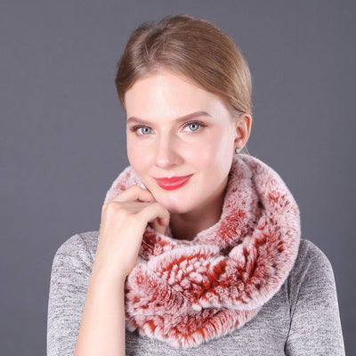 Women Rex Fur Scarf Ladies Fur Scarf