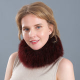 Fox Fur Collar Female Fur Keeps Warm Winter