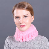 Rex Fur Scarf New Elastic Braided Fur Collar