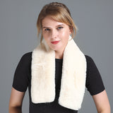 Women's Rex Fur Scarf Double-sided Thickening