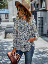 Chiffon Top Printed T-shirt