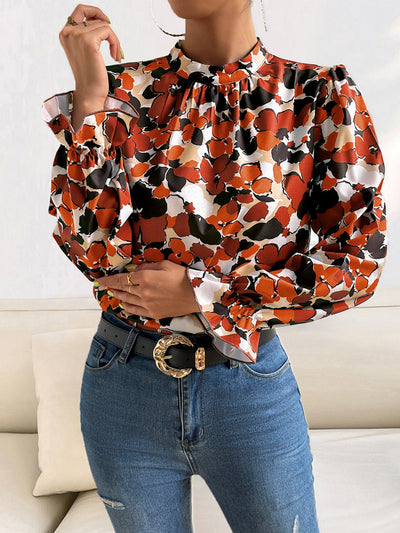 Bohemian Leisure Holiday Shirt Printed Top