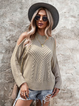 Long Sleeve Coarse Needle Sweater