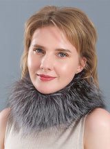 Fox Fur Collar Female Fur Keeps Warm Winter