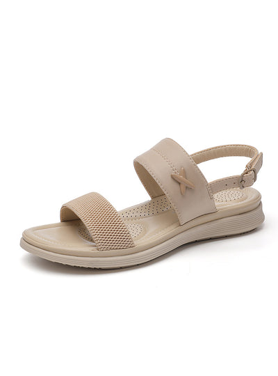 Casual Beach Sandals With Buckles