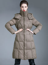 Over-the-knee Bread Loose Coat Down Jacket