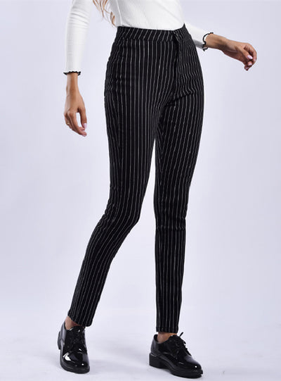 Women's Striped Trousers Pant