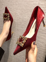 Women's Stilettos Heels Pointed Shoes