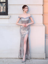 Sequins Fish Tail Banquet Dress