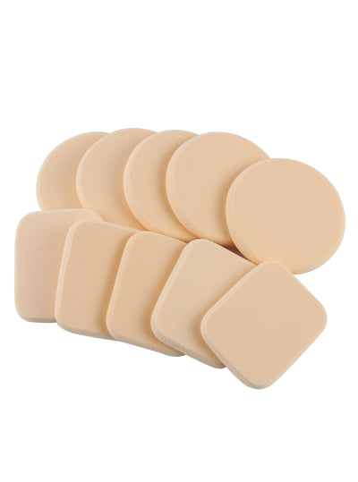 10Pcs/pack Wet Dry Dual Use Makeup Sponge