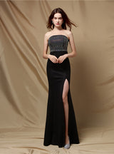 Mermaid Strapless Beading Party Dress