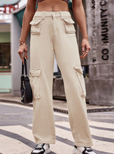 Casual Multi-pocket Jeans Pant