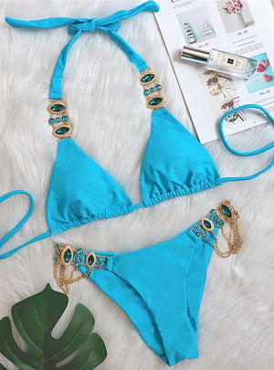 Crystal Bathing Bikini Suit