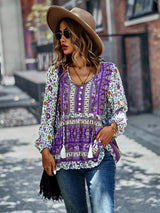 Bohemian Leisure Vacation Top Shirt