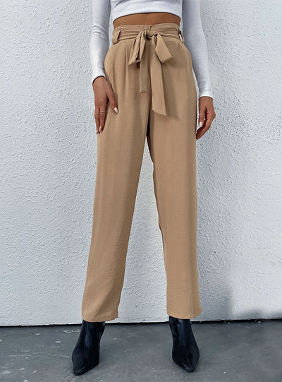 Women Elastic Long Pants