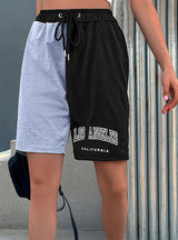 Elastic Drawstring Shorts Casual Sweatpants