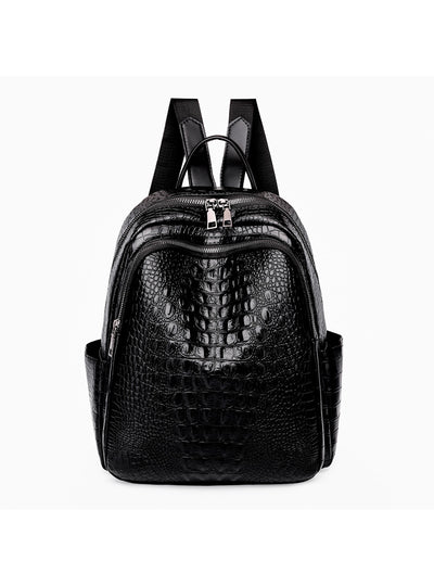 PU Retro Travel Soft PU Leisure Backpack