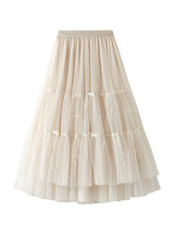 Bow Gauze Cake Skirt