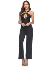 Hollow Sleeveless Slim Sexy Jumpsuit