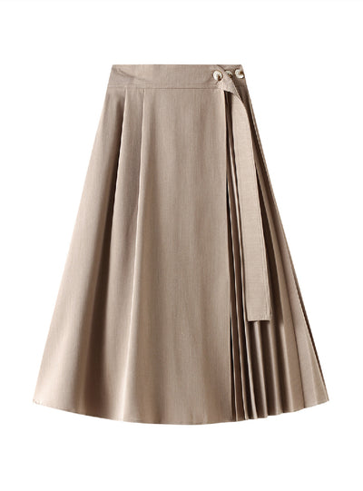 A-Line Irregular Skirt Autumn and Winter