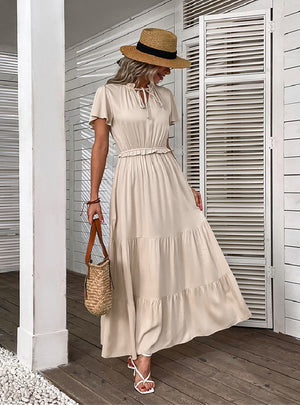 Summer Big Swing Holiday Style Long Dress