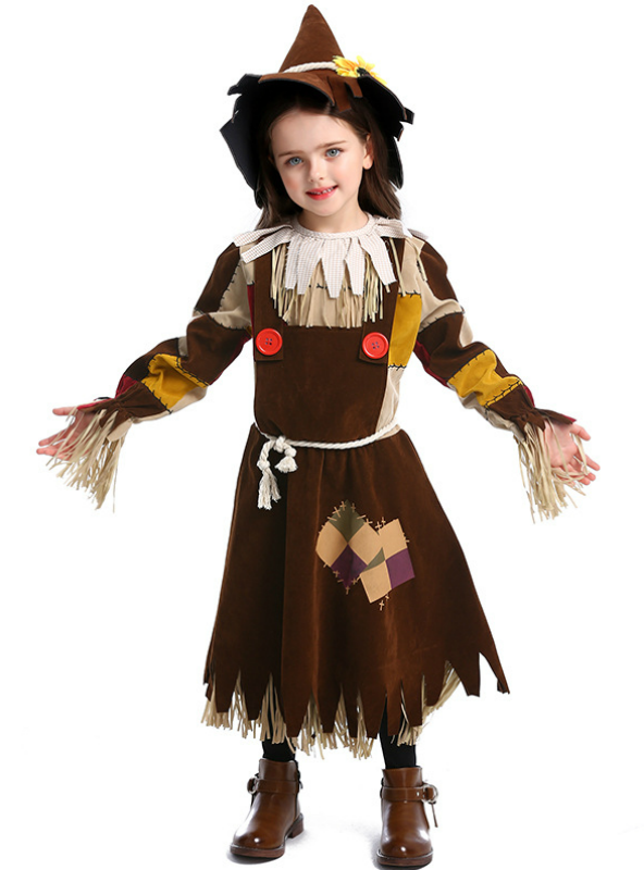 2023 Kids Wizard of Oz Scarecrow Halloween Clother – Lilacoo