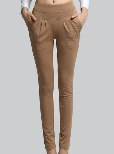 Full Length Pocket Loose Casual Harem Pants