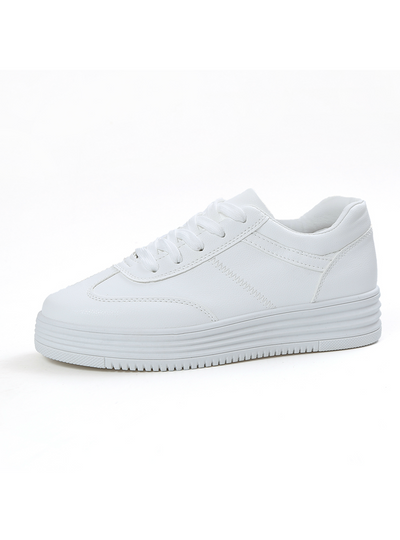 Sneakers Basket White Women Flats Platform