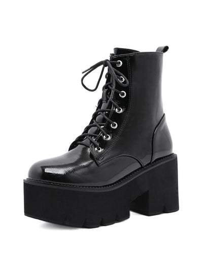 Martin Boots Tied Thick-soled Booties