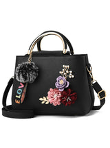 Flowers Shell Women's Tote Leather Clutch Bag 