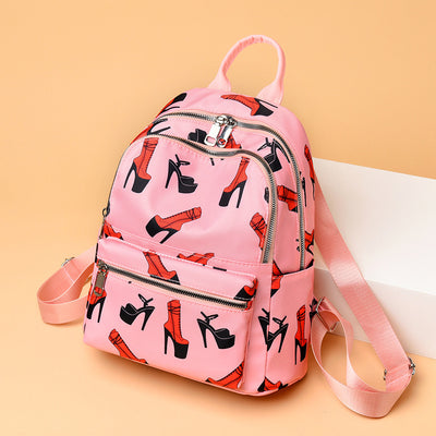 Oxford Printed Graffiti Leisure Backpack