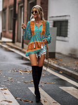 Bohemian Long-sleeved Shirt