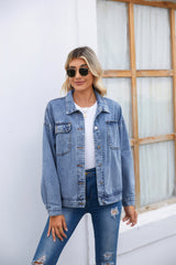 Retro Wash Jeans Coat Jacket